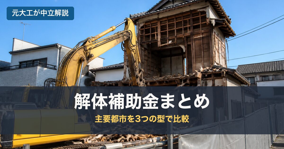 解体補助金まとめのアイキャッチ画像