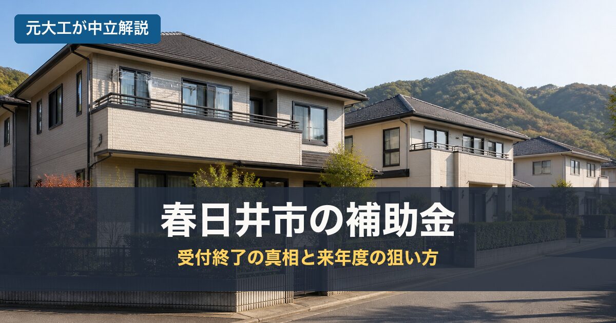 春日井市の補助金のアイキャッチ画像