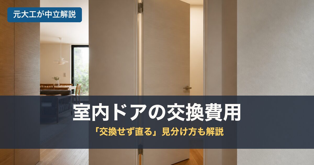 室内ドアの交換費用のアイキャッチ画像